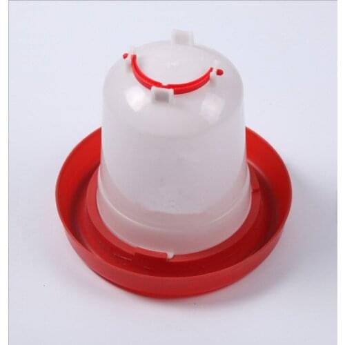 1.5KG Plastic Chicken Quail Poultry Hen Drinker Food Feeder Chicken Drinker Chick Hen Bantam Food Water Accessories Tool