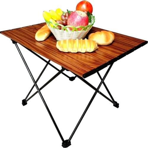 Portable Foldable Table Camping Outdoor Furniture Computer Bed Tables for Picnic BBQ