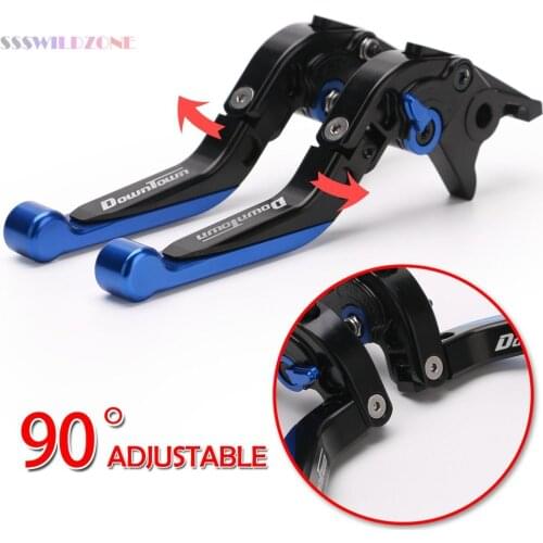 For KYMCO DownTown 350 300i DOWN TOWN 125/200/300/350 Motorcycle Accessories Folding Extendable Brake Clutch Levers Lever handle