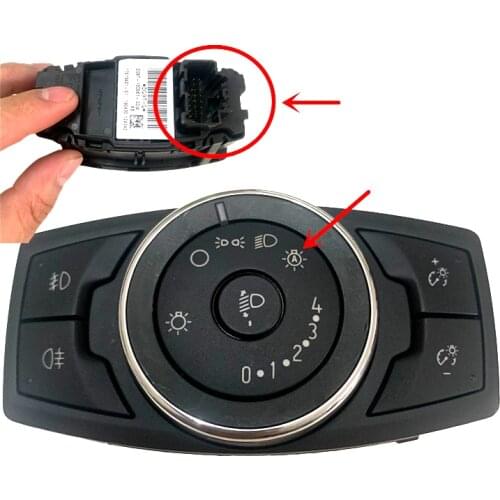 Brand new original car automatic headlight switch front fog light switch combination light switch for Ford Mondeo 2013-2018
