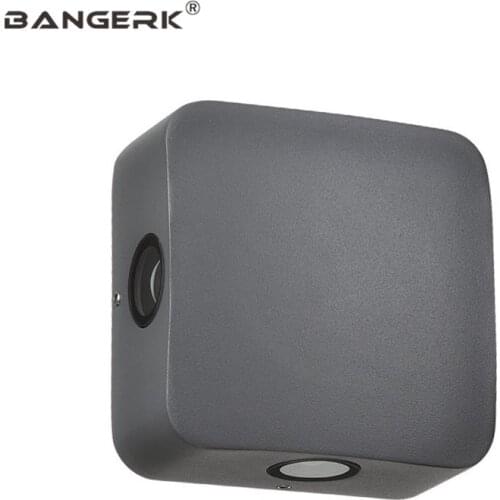 Outdoor 4W LED Wall Lamp Aluminium Waterproof Porch Spotlight Modern Wall Sconce Lights Garden Balcony Home Decor Lighting