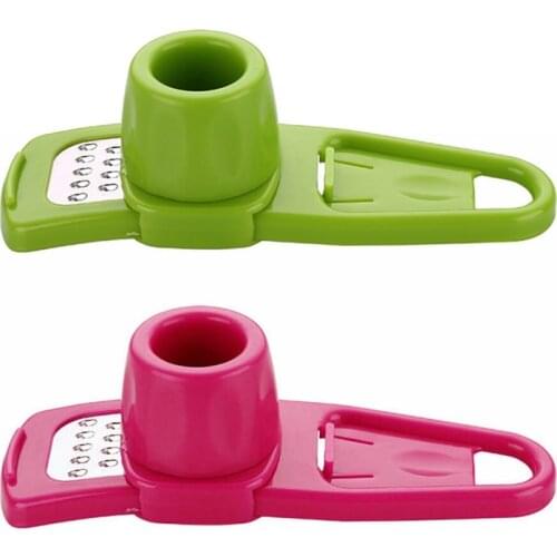 1pc Plastic Garlic Peeler Slicer Cutter Grater Planer Garlic Ginger Press Chopper Ginger Garlic Grinding Tools Kitchen Gadgets