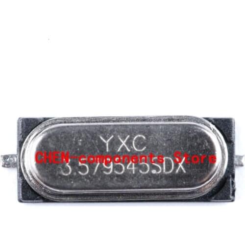 10pcs SMD passive crystal oscillator/HC-49SMD 3.579545MHz 20ppm X49SM3579545MSD2SC