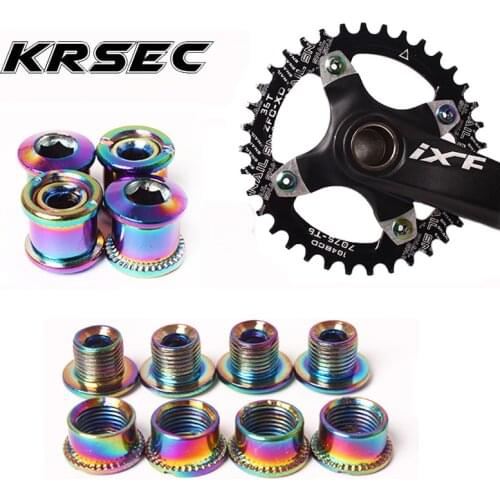4/5PC MTB Chainring Bolt 6.5/8.5mm Chainwheel Crew Mountain Bike Crank Screw Bicycle Accesorios Crankset Bolts