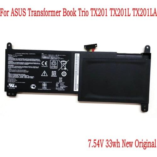 7.54V 33Wh 4370mAh C21N1313 Laptop Battery For Asus Transformer Book Trio TX201 TX201L TX201LA keyboard battery