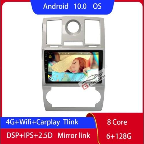 For Chrysler 300C 2004 - 2012 Android Auto Autoradio Carplay Car Internet Radio Wifi 1 Din Mp3 Player Bluetooth Oto Teypleri Dab