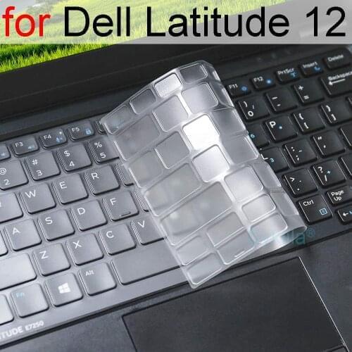 Keyboard Cover for Dell Latitude 12 5250 5280 5289 7212 7220 7280 7290 5290 2 in 1 Protector Skin Film Case Accessory Silicone