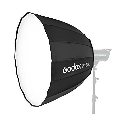 Godox P120L 120cm Deep Parabolic Bowens Mount Softbox for Studio Flash Speedlite Reflector Photo Studio Softbox