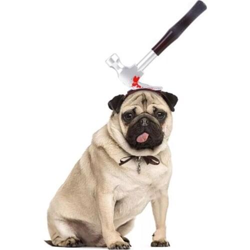 Pet Dog Cat Christmas Halloween Headdresses Headgear Horrible Cosplay Dressing Up Props Funny Party Costume Headband Pet Supplie