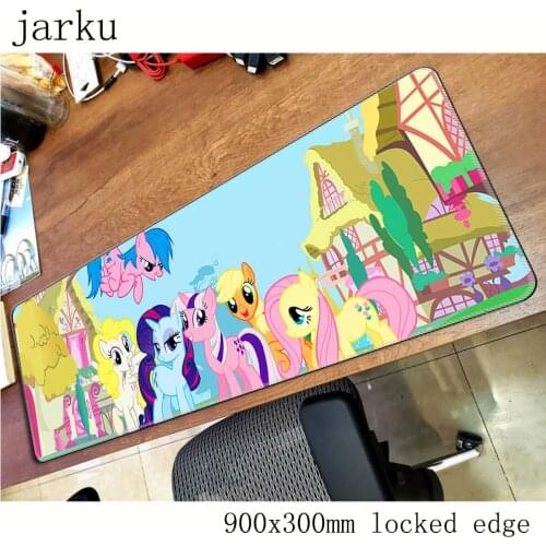 My little pony pad mouse computador gamer mause pad 900x300X2MM padmouse High quality mousepad ergonomic gadget office desk mats