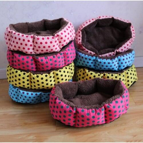 Colorful Leopard print Pet Cat and Dog Bed Mats Washable Warm Kennels Doghouse