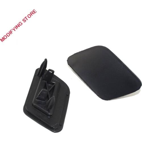 4B0955275D 4B0955276D FOR 2PC Audi A6 C5 2002-2005 Pair Front Headlight Washer Nozzle Jet Cover Cap L&R Unpainted