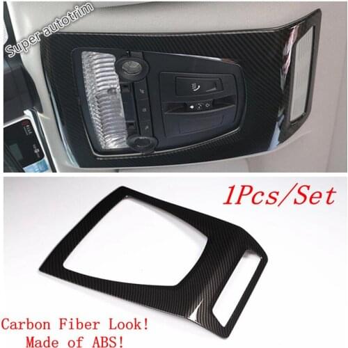 Lapetus Car Interior Roof Reading Lights Lamps Frame Cover Trim Fit For BMW X3 F25 X4 F26 / 5 Series F10 F18 2012 - 2017