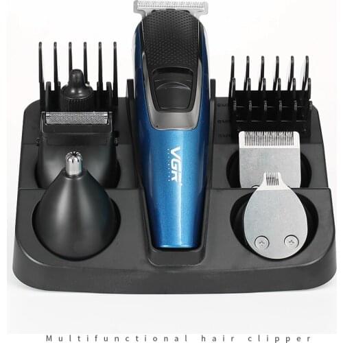 Ourwork multi-function razor hairdresser set five in one electric push scissors charging hairdresser accessories172