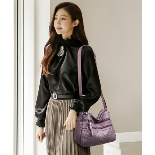 New Ladiess Bag Fashionable ladys Handbag Decoration Large Capacity Single Shoulder Messenger Bag Pu Handbag