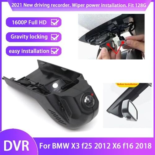New ! car driving recorder Easy to install For BMW X3 f25 2012 X6 f16 2018 DVR Wifi Video Recorder Dash Cam Camera full hd 1600P