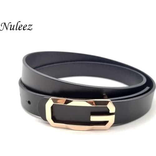 Nuleez Genuine Leather Belt Women Dress Accessory Waist Decoration Real Leather Fashion Ladies
