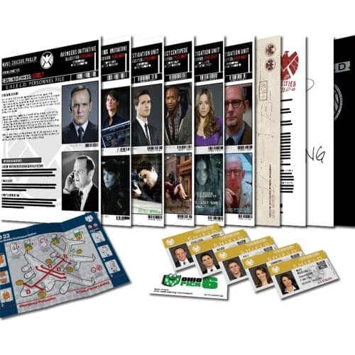 Agents of Shield S.H.I.E.L.D ID cards a5 file folder a4 document bag for student office and school supplies office decoration