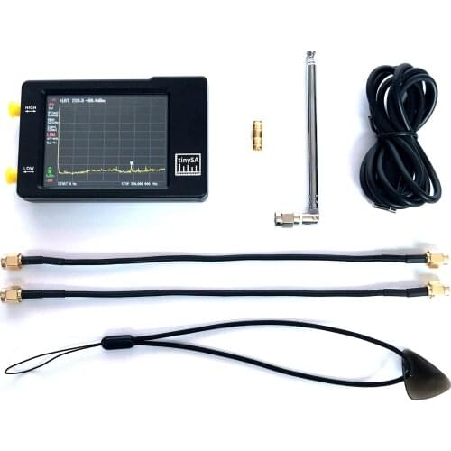 Professional Tiny Spectrum Analyzer 2.8 Inch Touching Display Screen Spectrum Analyzers with 100KHz-350MHz Input Frequency Range