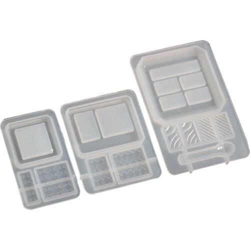 Transparent Silicone Mould Dried Flower Resin Decorative Craft DIY Makeup Tools Mold Epoxy Resin Molds for Jewelry