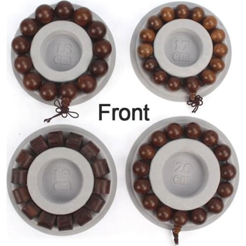 Gray Flocked Bead Board For DIY Bracelet Necklace Beading Jewelry Making Organizer Tray Measuring Tool Accessories Design Craft