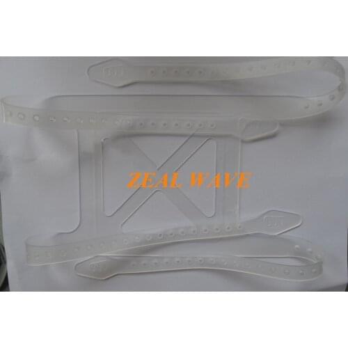 Silicone Drawstring Strap Buckle S-110-00 Four-Head Strap