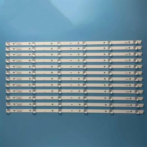 12pcs/set LED Backlight Bar Strip 6 lamp For 65'' TV JS-D-JP65EK-062EC (80228) E65EK-P1000/600-2BN 6V/LED