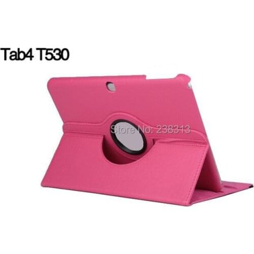 Slim Rotation 360 Degree Rotating Leather Stand Cover Funda Case For Samsung Galaxy Tab 4 10.1 T530 T531 T535 SM-T530 Tablet