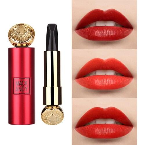 Waterproof Lipsticks Velvet Matte Lipstick Lip Gloss Red Lips Cosmetics 3 IN 1 Color Lip Stick Makeup Long-lasting Moisturizing
