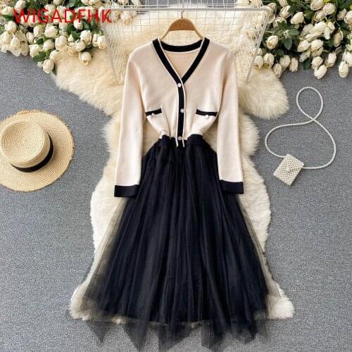 Fashionable Knitted Dresses WIGADFHK China