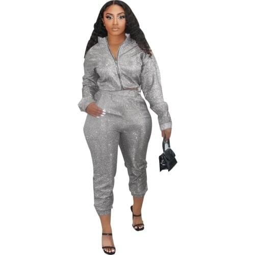 Womens New Fall Product In 2021, Zipper Top Cardigan, Long Sleeve, Short Trousers, Casual Two-Piece Suit Can Coat 851