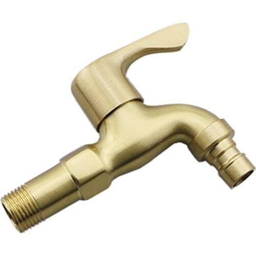 1PC Brass Outside Tap Washing Machine faucet Toilet Bibcocks Decorative Outdoor Garden Faucet 1/2' or 3/4