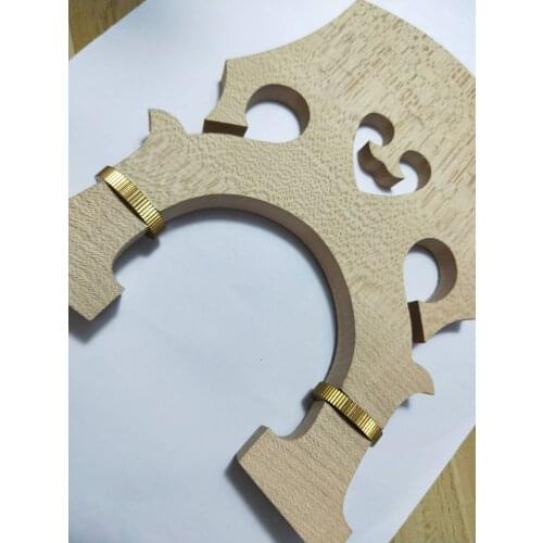 1 PC High Quality Double Bass Bridge Adjustable European Maple Bridge 3/4