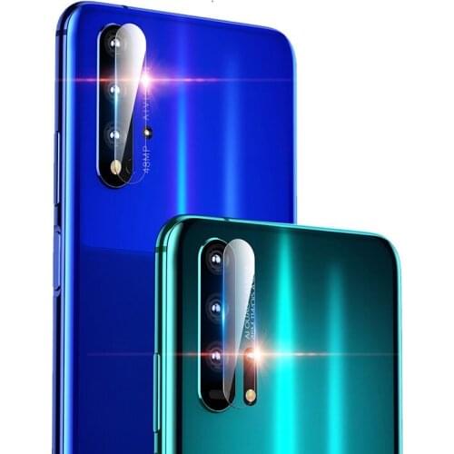 2pcs Back Camera Tempered Glass for Huawei Y8P Lens Screen Protector for Huawei Y8P Full Glued Anti-scratch Film As leveled