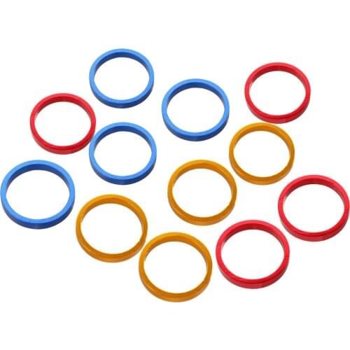 4pcs 5mm Aluminum Bike Headset Washer Mountain Bicycle Front Fork Washer Bike Stem Handlebar Spacers Ring Gasket