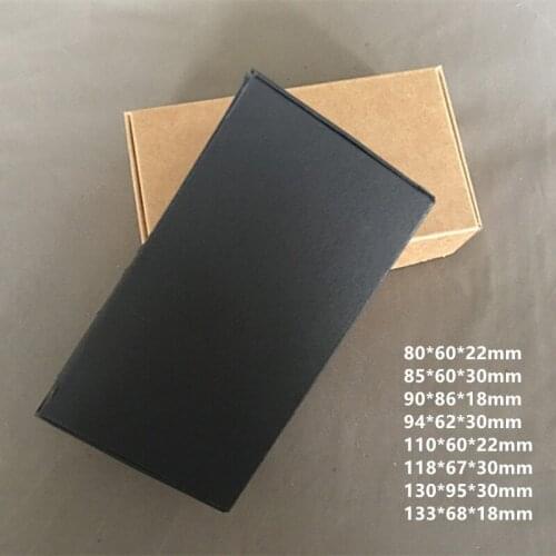 50pcs/lot- Black Paper Party Boxes, Aircraft Cardboard Packing Boxes, Handmade Soap/ Candy/ Gift Boxes