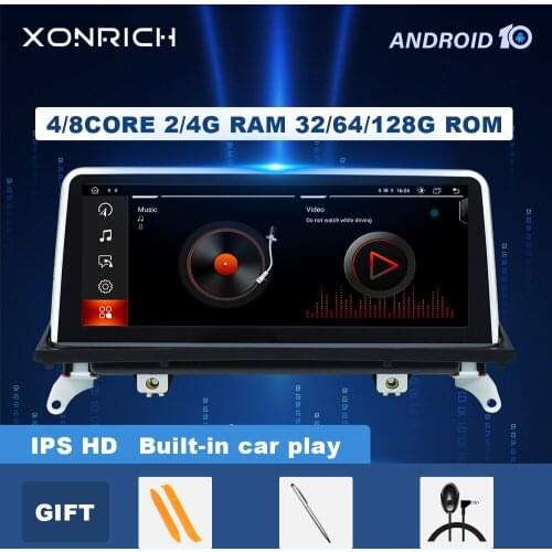 4GB Android 10.0 Car Radio Multimedia For BMW X5 E70 X6 E71 2007-2013 Original CCC or CIC GPS Navigation Stereo Audio Head unit