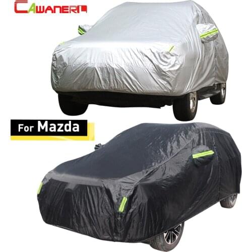 Cawanerl For Mazda 2 3 5 6 8 323 929 CX-5 CX-7 CX-9 Atenza Tribute Navajo Waterproof Car Cover Sun Rain Snow Protector Cover