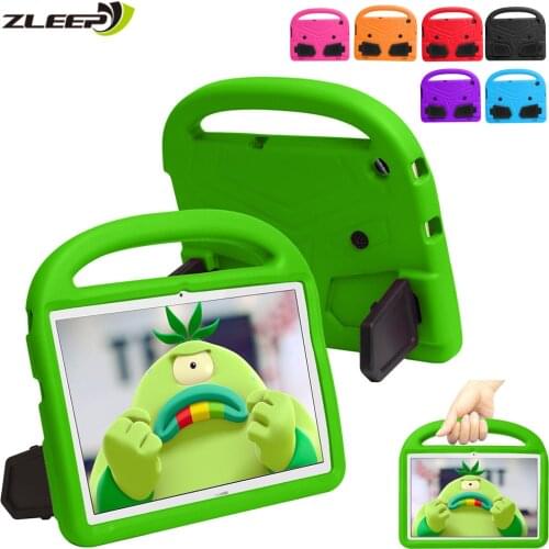 Tablet Stand Case For Huawei Mediapad T10 T10S T5 T3 T8 M6 M5 M3 Lite 10.1 8.4 9.7 Kid Safe EVA Shockproof Full Body Cover Coque