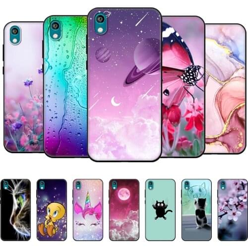 For Honor 8S Case Honor 8S Prime Case Soft Silicon Cover For Huawei Honor 8S 2020 KSE-LX9 Honor8S 8 S Back 5.71'' black tpu case