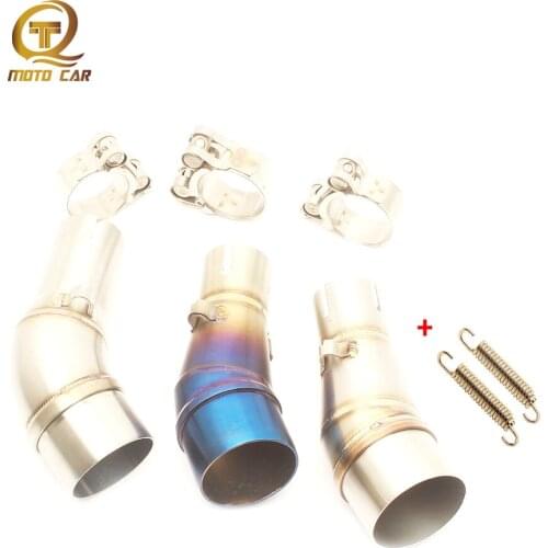 1pc Motorcycle Exhaust Pipe Muffler Escape Adapter Middle Link Pipe for Kawasaki Ninja 300 250 Z250 250CC 300cc Z250SL Exhaust
