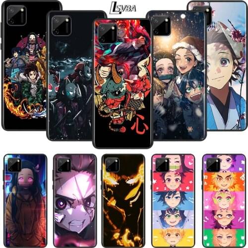 Hot Anime Demon Slayer Kimetsu No Yaiba For OPPO Realme C1 C2 C3 C11 C12 C15 C17 C21 X2 X3 X7 XT X50 V3 V5 V15 Pro Phone Case