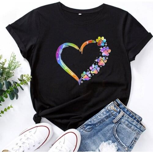 Harajuku Tops Women T-Shirt Casual Letter Printing Short Sleeves O-Neck Loose T-Shirt Tops Summer Tee tshirt mujer camisetas