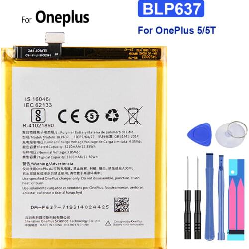 KiKiss OnePlus 5T Phone Batteries