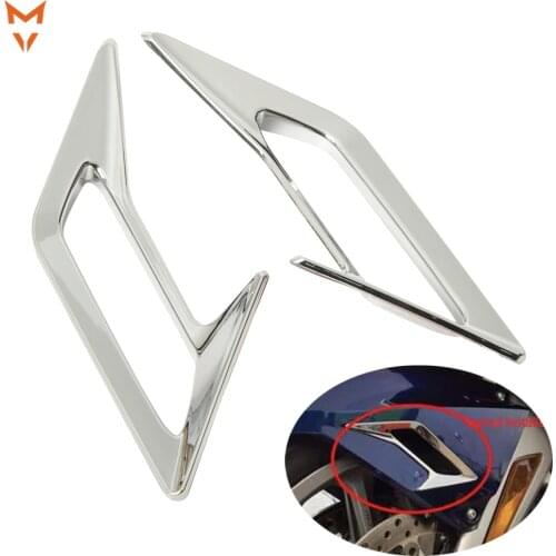 Chrome Front Fender Vent Trim Kit In Case for HONDA Goldwing GL1800 2018-2020
