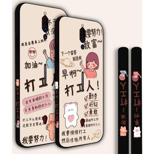 Cute Girl Boy Phone Case For ZTE Nubia Red Magic 6 Pro Side Printing Silicone Cover Shell For Nubia Red Devil 5G