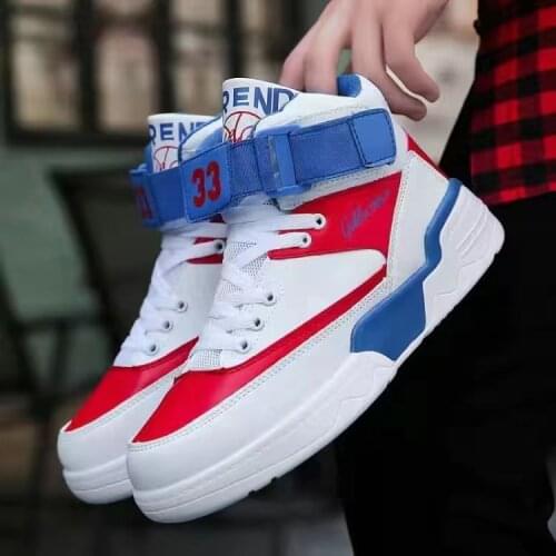 Coslony high top sneakers men 2021 Trendy new Men Casual Shoes White Shoes Black Leather Trainer Men Shoes Vulcanize Shoes