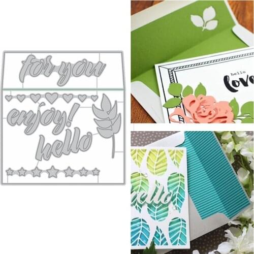 A series of Hearts Stars For You Metal Cutting Dies Set For DIY Scrapbooking Paper Cards Crafts Making Template 2020 New