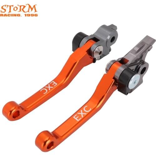 Motorcycle Brake Clutch Lever Set Motorbike With "EXC"LOGO For KTM EXC 125 200 SX125 SX144 SX150 XC150 XCW200 XC-W200 2014-2016