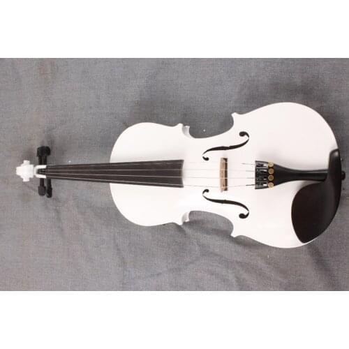 New 4-String white 4/4 Electric Acoustic Violin color #1-2511# what color do you like